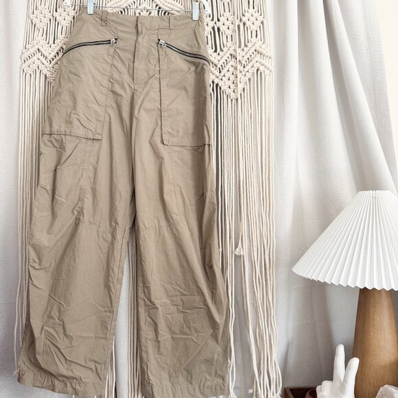 Zara Wide Leg Parachute Cargo Pants – Size Small – EUC - Picture 1 of 8